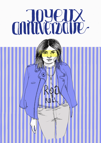 Carte Joyeux Rock'n'roll Anniversaire : Envoyer une Carte D